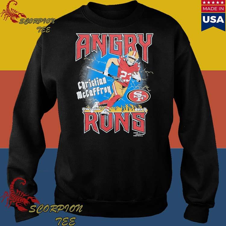 Official angry Runs Christian Mccaffrey San Francisco 49ers T