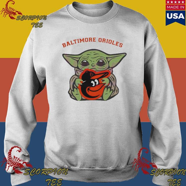 Baltimore Orioles Baby Yoda Sport Shirt - Teespix - Store Fashion LLC