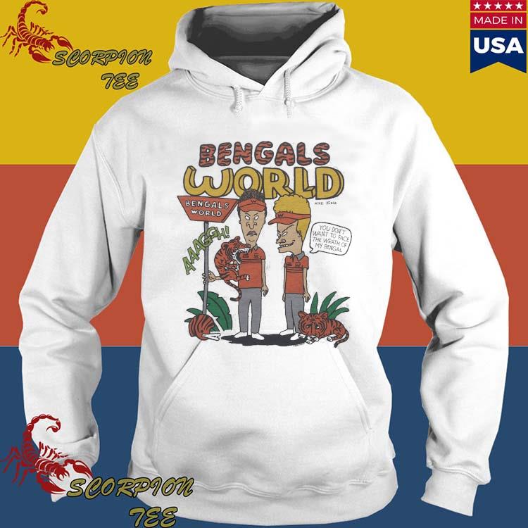 Beavis And Butthead X Cincinnati Bengals World Tee Shirt Hoodie