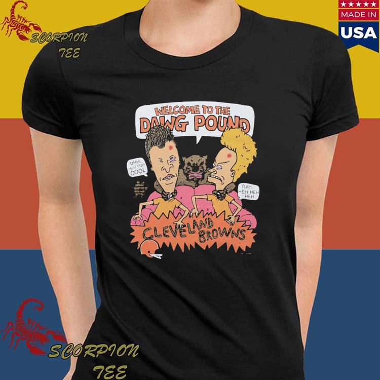 Beavis And Butthead X Cleveland Browns Dawg Pound Shirt