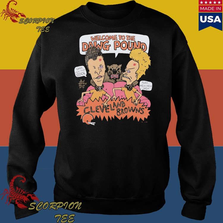 Beavis And Butthead X Cleveland Browns Dawg Pound T-Shirt