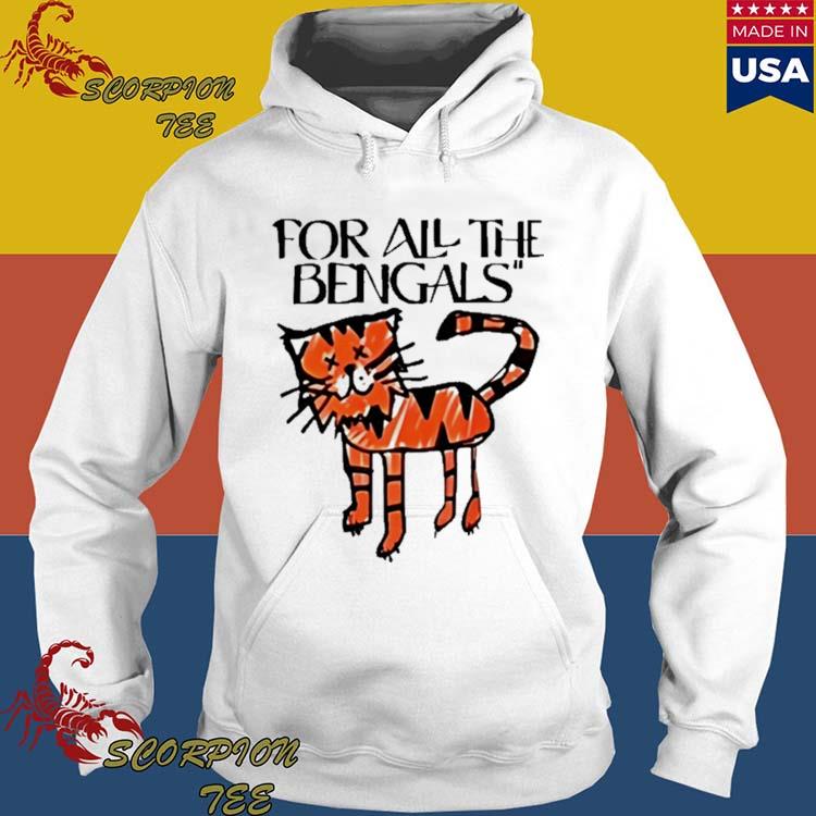 Chad Johnson For All The Bengals Tiger Shirt, hoodie, longsleeve, sweater