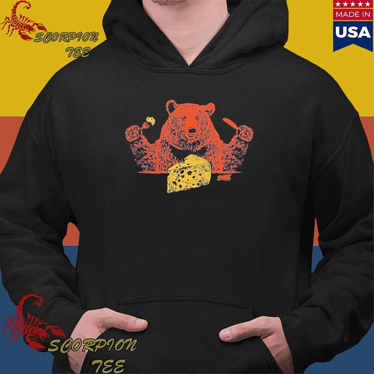 Chicago Bears mascot let's eat Cheese shirt, hoodie, sweater, long sleeve  and tank top