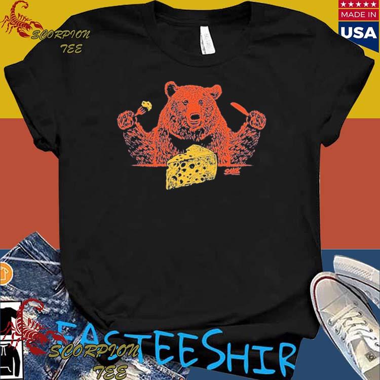 Chicago Bears mascot let's eat Cheese shirt, hoodie, sweater, long sleeve  and tank top