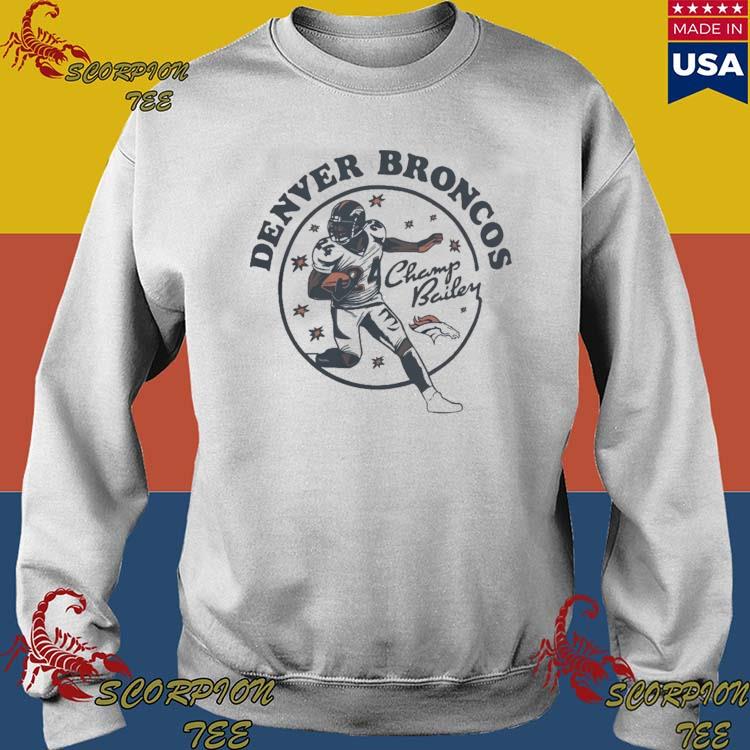 Denver Broncos Champ Bailey Homage Tri-Blend Gray Shirt, hoodie, sweater,  long sleeve and tank top