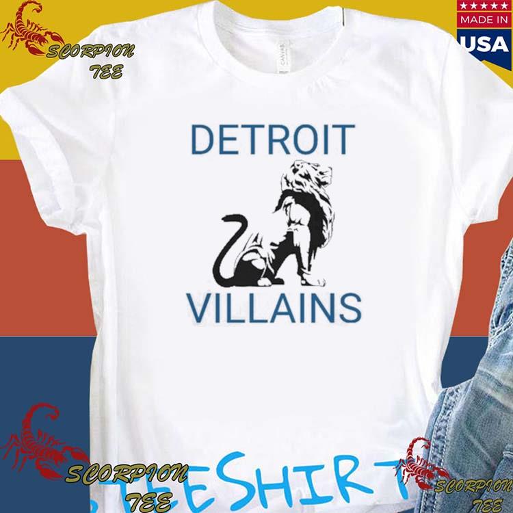 Detroit Lions Villain Logo Shirt - High-Quality Printed Brand