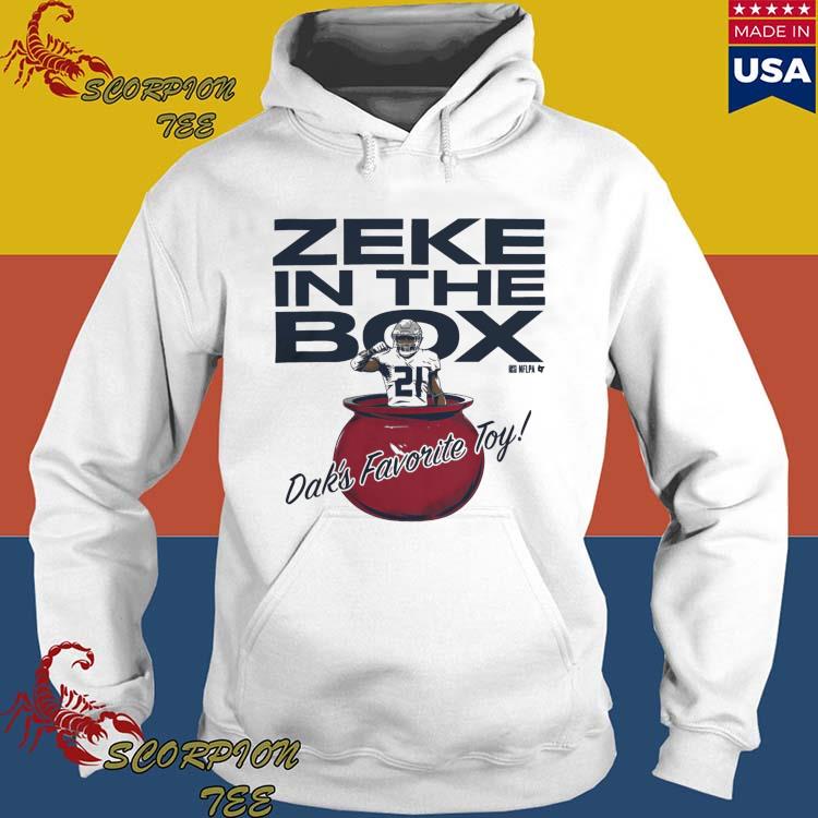 Dallas Cowboys Ezekiel Elliott and Dak Prescott Zeke in the Box shirt,  hoodie, sweater, long sleeve and tank top