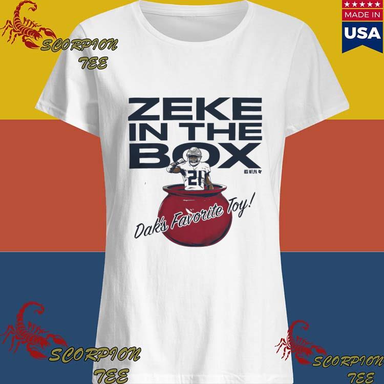 Official ezekiel Elliott And Dak Prescott Zeke In The Box T-Shirts