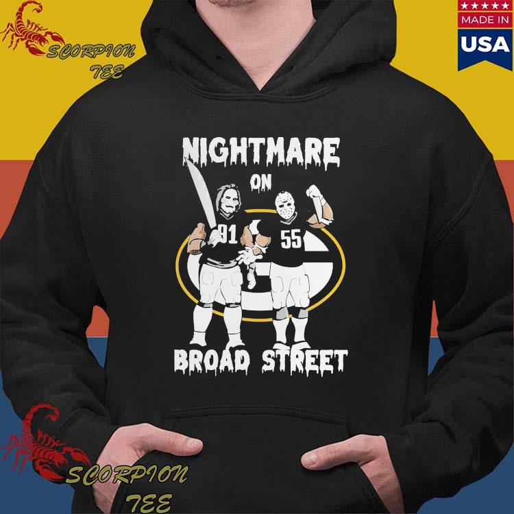 Green Bay Packers Nightmare On Broad Street T-Shirt