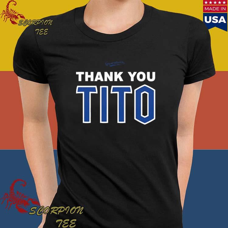 Thank You Tito Cleveland Guardians Shirt - Shibtee Clothing