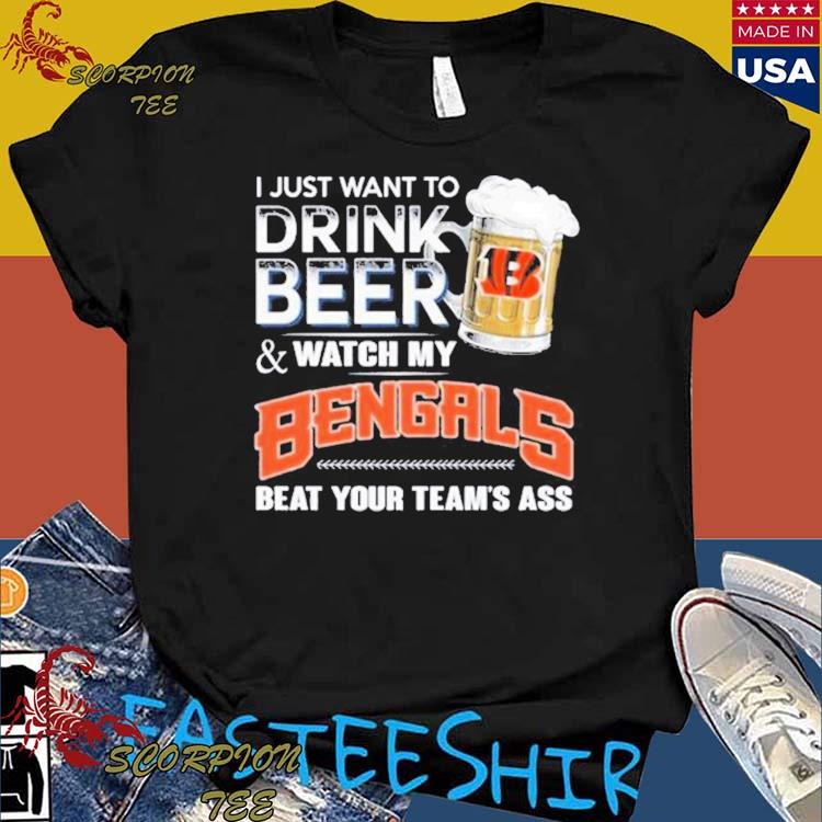 NFL Cincinnati Bengals Drink Beer And Watch My Bengals Shirt Gift For Fan -  YesItCustom