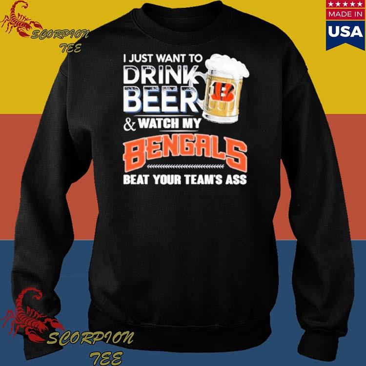 NFL Cincinnati Bengals Drink Beer And Watch My Bengals Shirt Gift For Fan -  YesItCustom