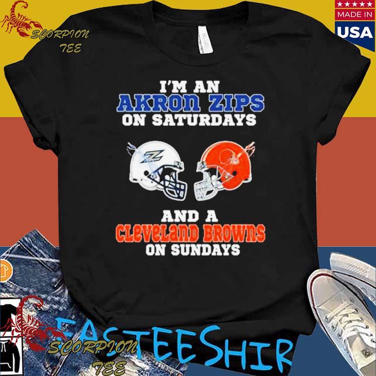 Cleveland Browns Helmet Logo T-Shirt - Happy Spring Tee