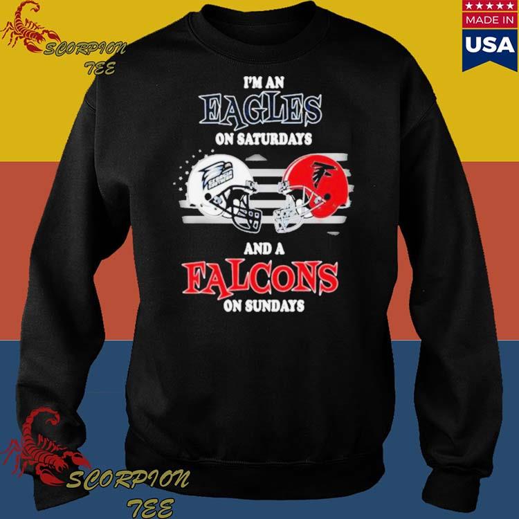 I'M An Georgia Southern Eagles On Saturdays And A Atlanta Falcons On  Sundays 2023 T-Shirt, hoodie, longsleeve, sweatshirt, v-neck tee