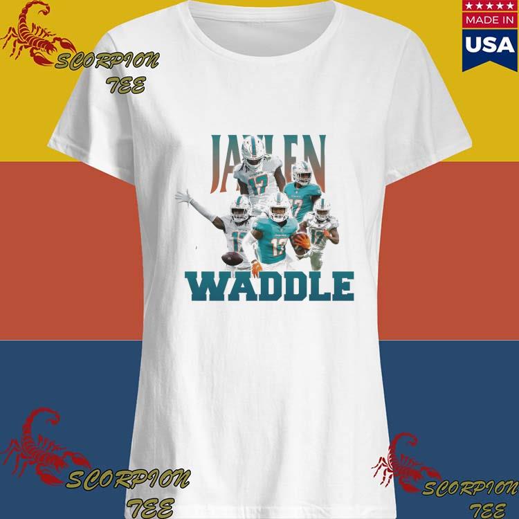 Jaylen Waddle Shirt, Miami Dolphins Crewneck Sweater