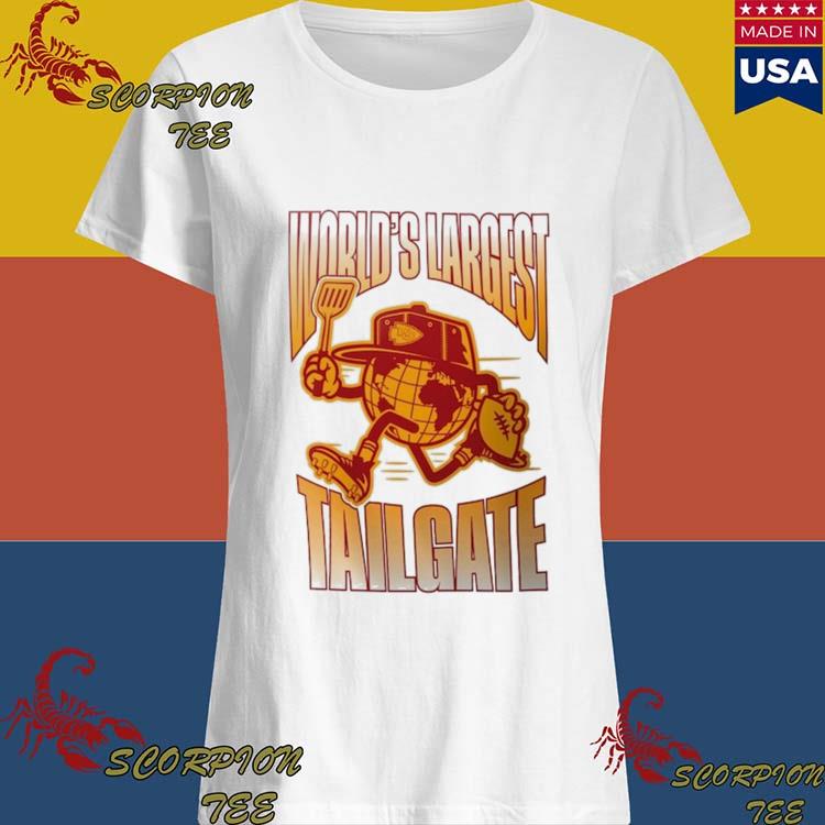 Official kansas City Chiefs Starter World's Largest Tailgate Prime Time T- Shirts, hoodie, tank top, sweater and long sleeve t-shirt