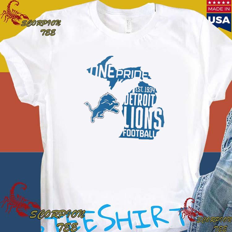 Mens Detroit Lions T-Shirts, Lions Shirt, Tees