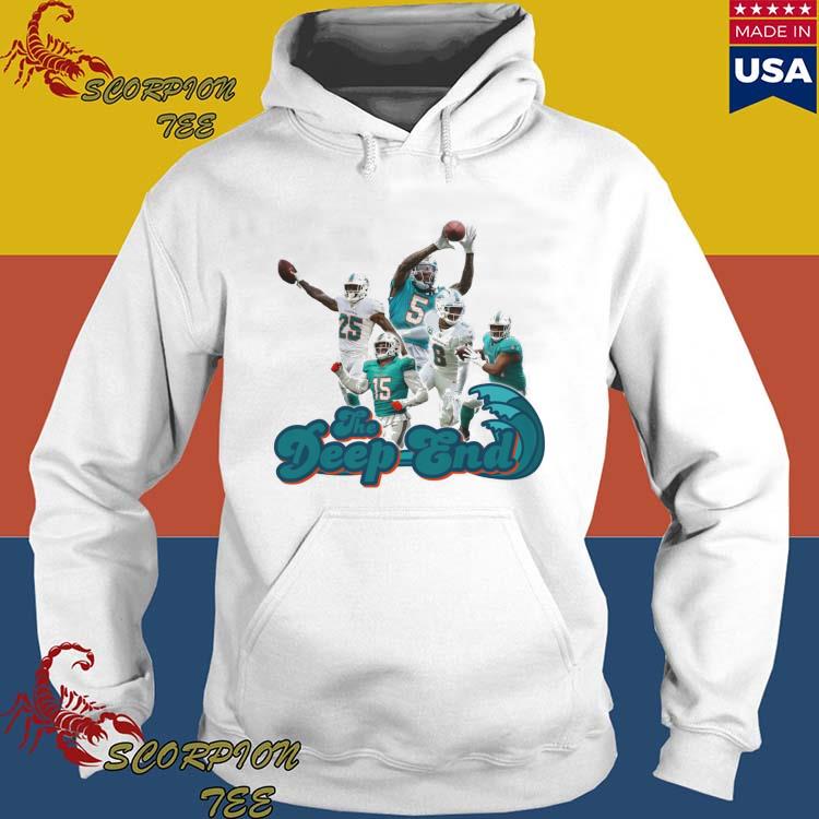 Official miami Dolphins The Deep End T-Shirts, hoodie, tank top, sweater  and long sleeve t-shirt