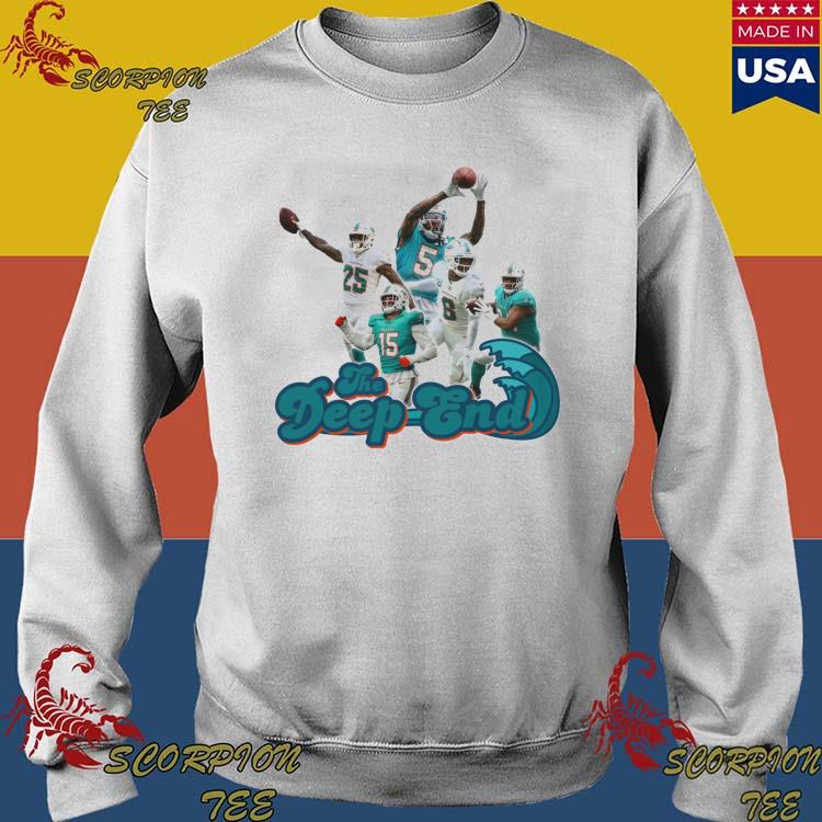 Official miami Dolphins The Deep End T-Shirts, hoodie, tank top, sweater  and long sleeve t-shirt