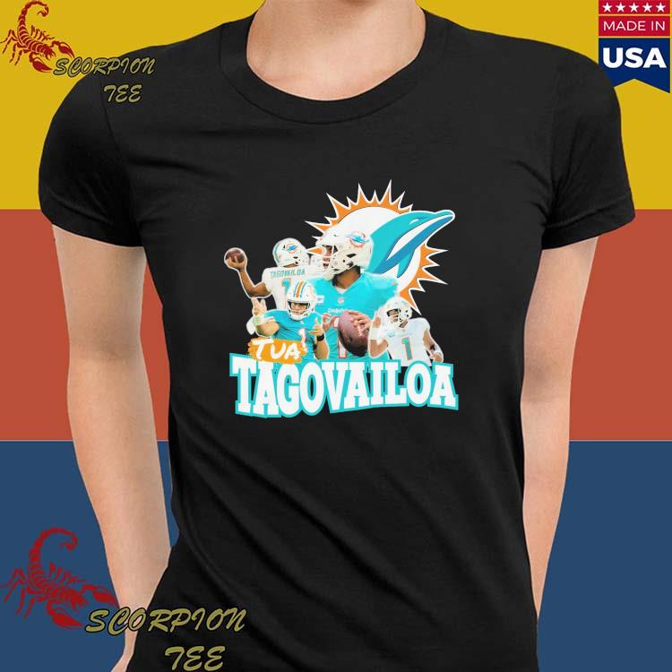 Official miami Dolphins Tua Tagovailoa Graphic T-Shirts, hoodie, tank top,  sweater and long sleeve t-shirt
