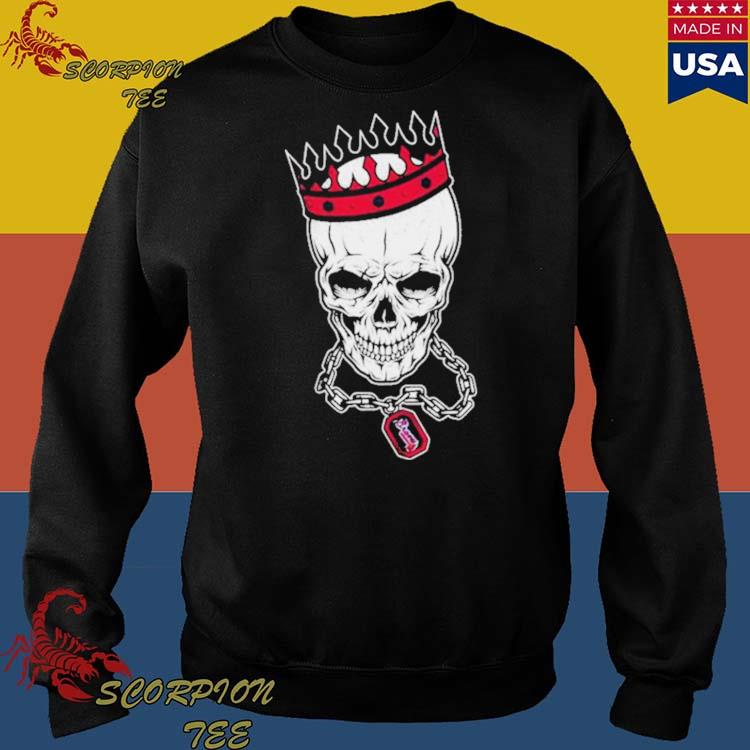 Official mLB Atlanta Braves Skull Rock With Crown 2023 T-Shirts