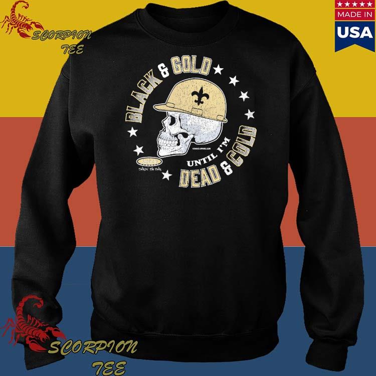 New Orleans Saints Skull T-Shirt