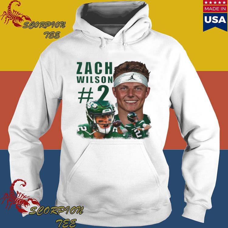 Zach Wilson 2 New York Jets football player glitch poster shirt, hoodie,  sweater, long sleeve and tank top