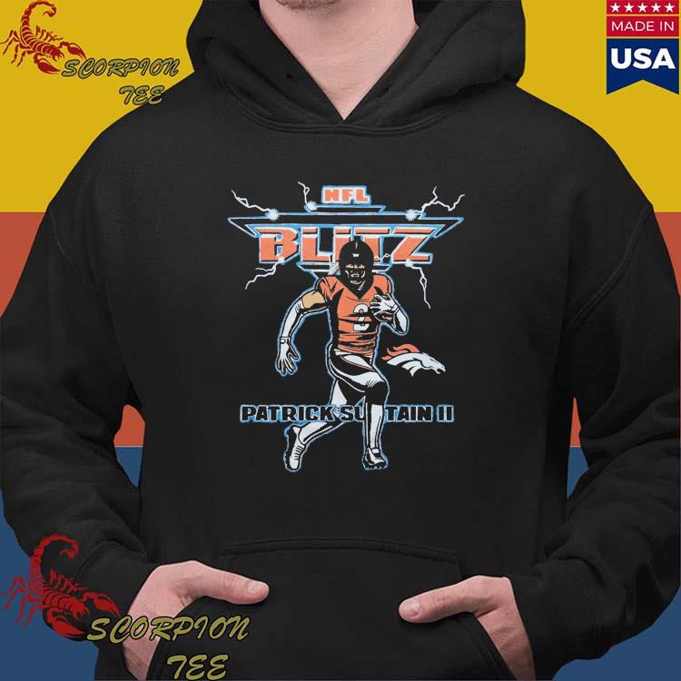 NFL Team Apparel Youth Denver Broncos All Out Blitz Team Color Hoodie