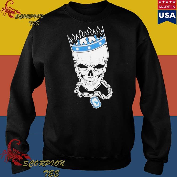 Official nFL Detroit Lions Skull Rock With Crown 2023 T-Shirts