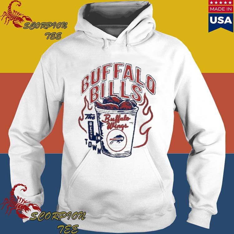 Buffalo Bills The Best In Town Buffalo Wings T-Shirt