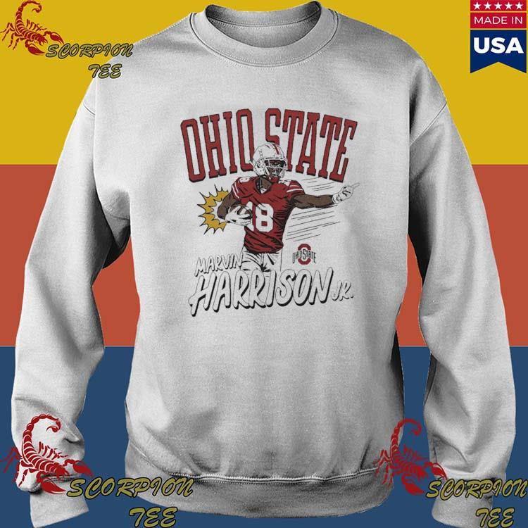 Official ohio State Marvin Harrison Jr. T-Shirts, hoodie, tank top, sweater  and long sleeve t-shirt