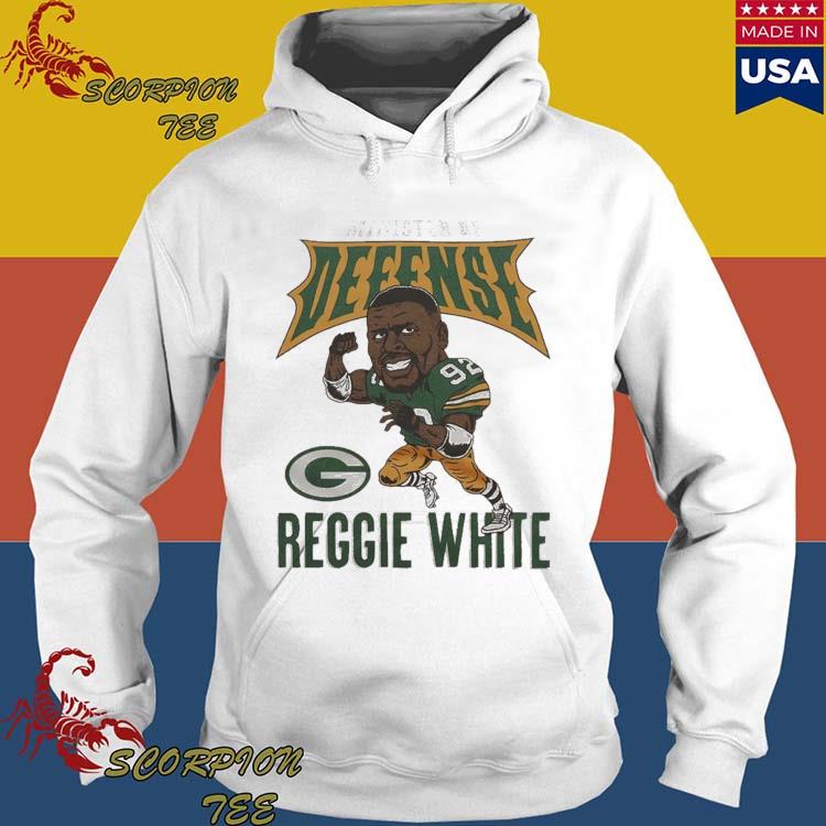 Green Bay Packers #92 Minister Of Defense Reggie White T-shirt