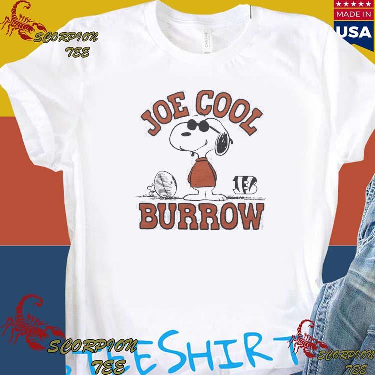 Official peanuts x Bengals Joe Cool Burrow T-Shirts, hoodie, tank