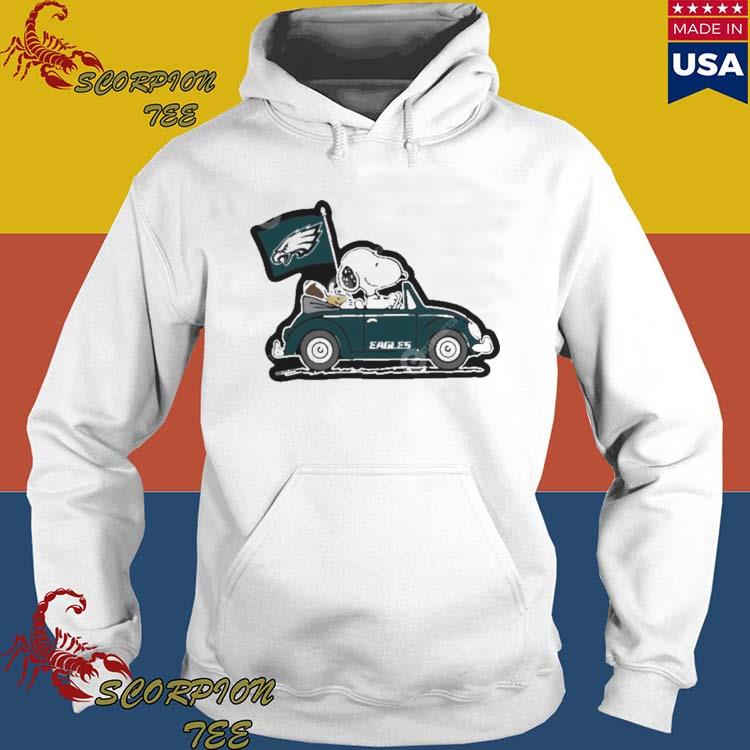 Official 2023 Philadelphia Eagles Snoopy And Woodstock Drive Car