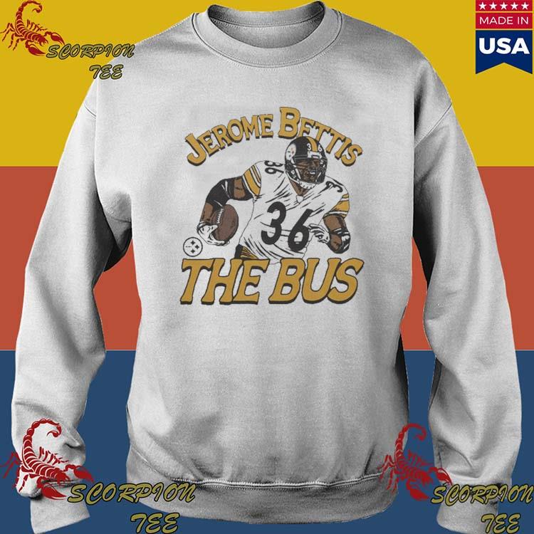 Official pittsburgh Steelers Jerome Bettis The Bus T-Shirt, hoodie, tank  top, sweater and long sleeve t-shirt