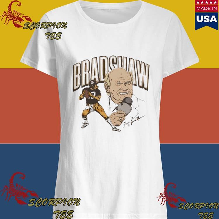 Official pittsburgh Steelers terry bradshaw signature shirt, hoodie,  sweater, long sleeve and tank top