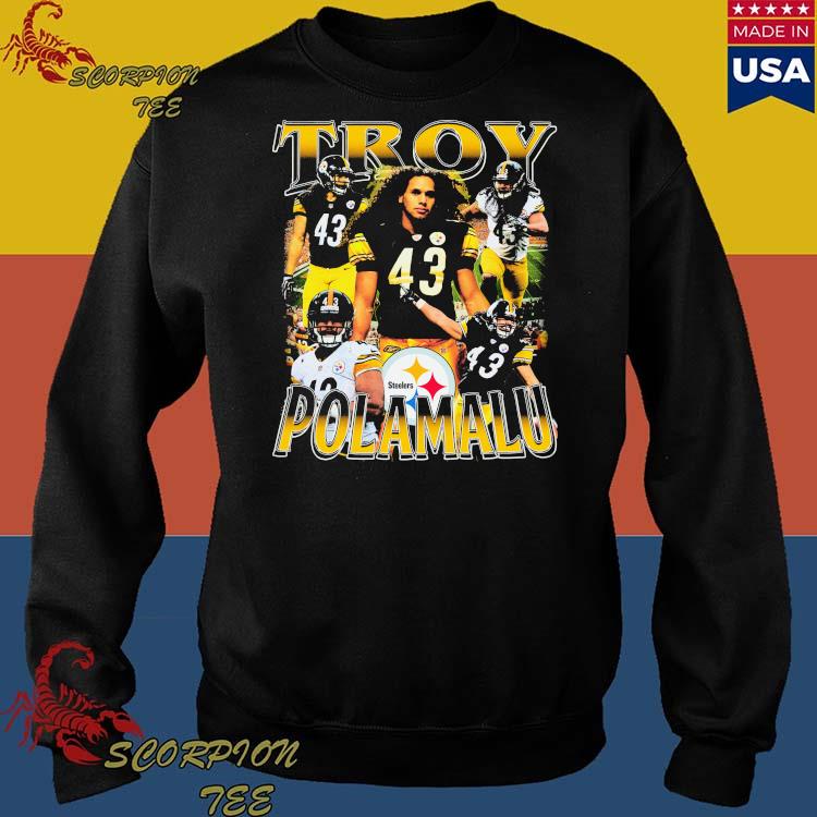 Official pittsburgh Steelers Troy Polamalu T-Shirts, hoodie, tank top,  sweater and long sleeve t-shirt