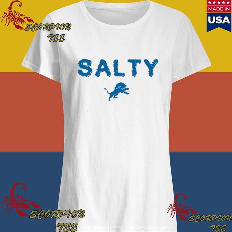 salty detroit lions t shirt, Custom prints store