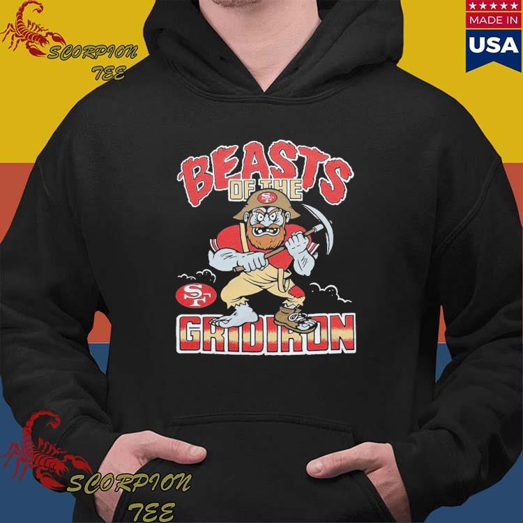 Official san Francisco 49ers Beasts Of The Gridiron T-Shirts