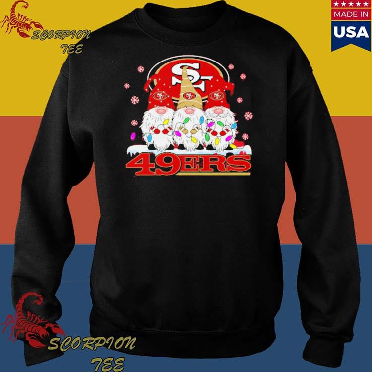 Gnomies San Francisco 49ers Christmas T-Shirt - TeeNavi