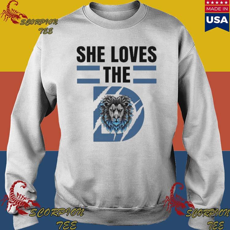 Official She Loves The Detroit Lions 2023 Men's T-Shirt, hoodie