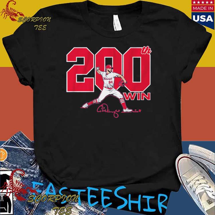 St. Louis Cardinals Adam Wainwright 200 Wins Shirt