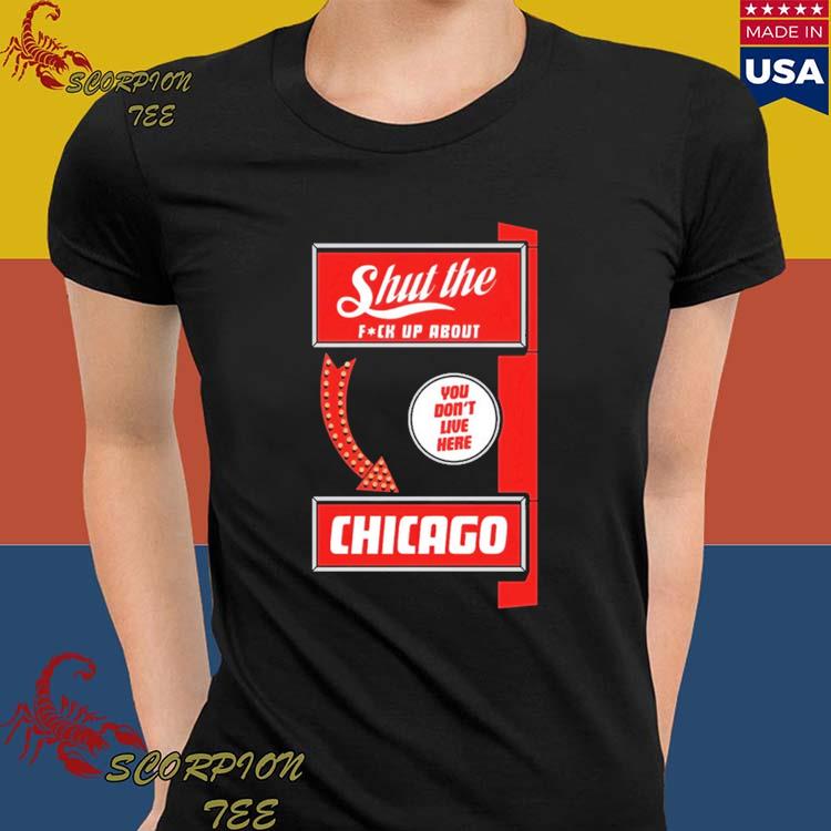 Portillo's Red Chicago T-shirt