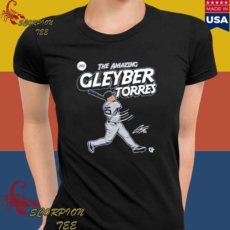 Official the Amazing Gleyber Torres Comic Book Signature T-shirts