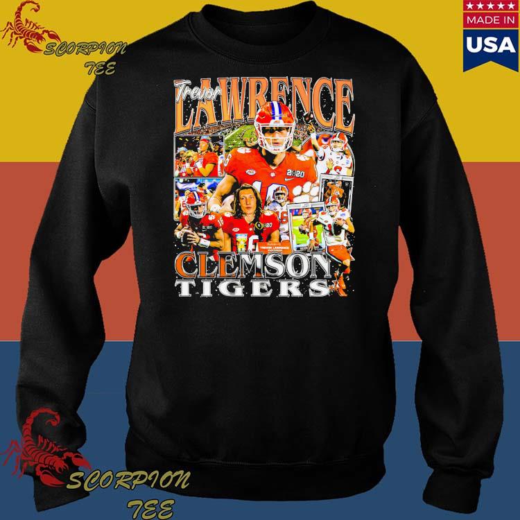 Official trevor Lawrence Clemson Tigers T-Shirt, hoodie, tank top, sweater  and long sleeve t-shirt