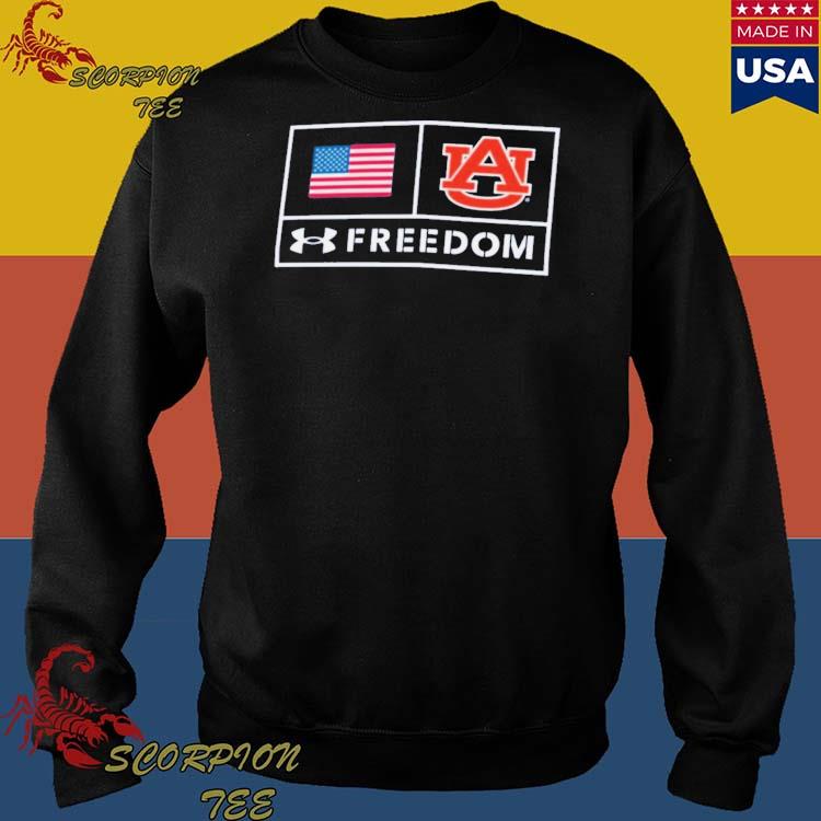 Official auburn Tigers Under Armour Freedom American Flag T-Shirts, hoodie,  tank top, sweater and long sleeve t-shirt