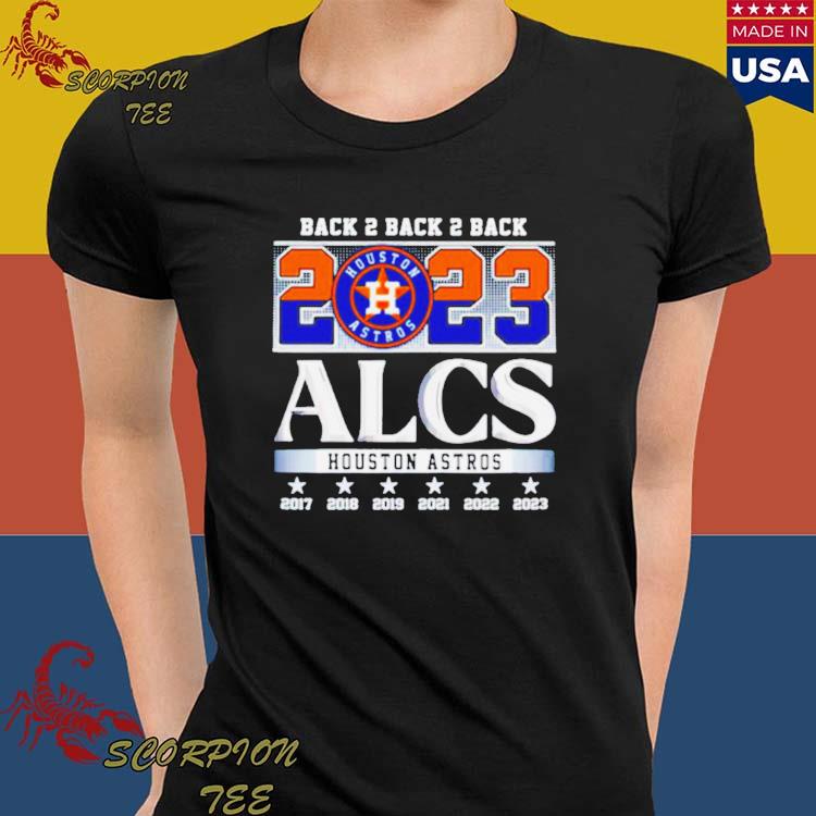 Official back 2 Back 2 Back 2023 Alcs Houston Astros T-Shirt