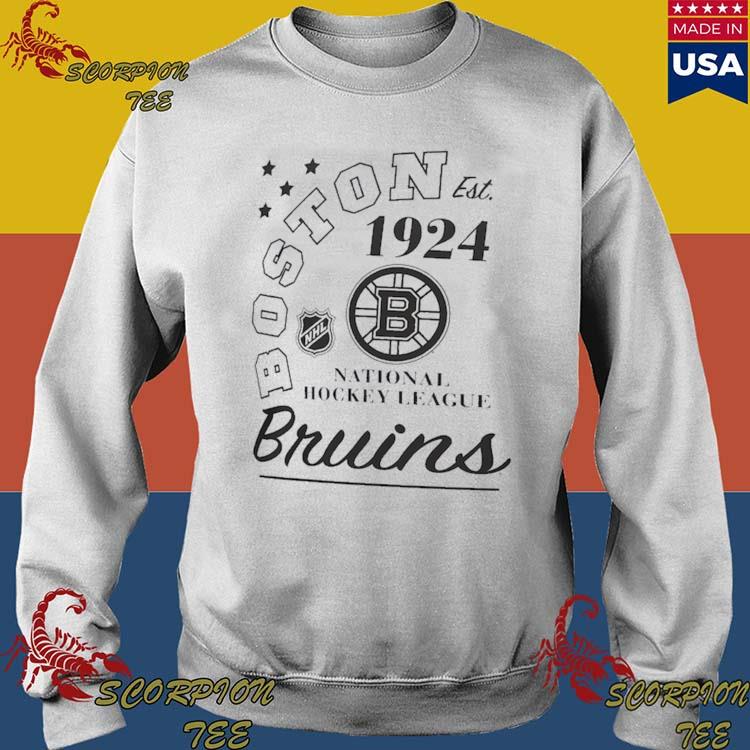 Vintage Boston Bruins Logo Hockey Sweatshirt Tee Shirt