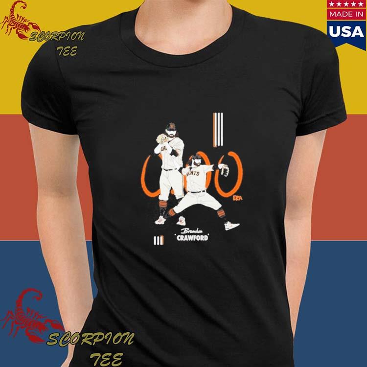 Brandon Crawford: Let BCraw Pitch, Adult T-Shirt / Medium - MLB - Sports Fan Gear | breakingt