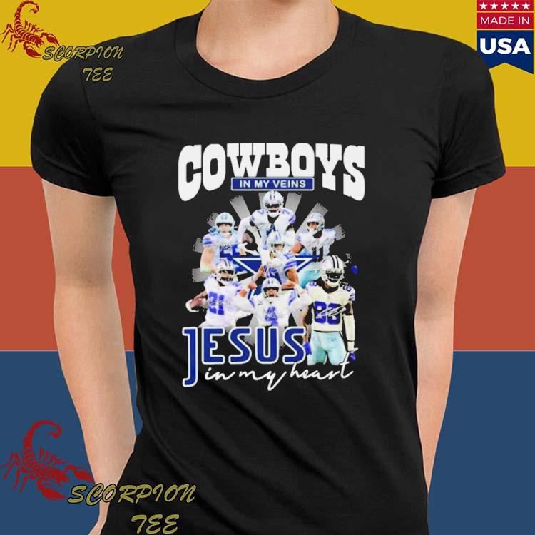 Dodgers In My Veins Jesus In My Heart 2023 Signatures T Shirt